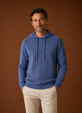 Men's Hooded Knit Pullover Sweater