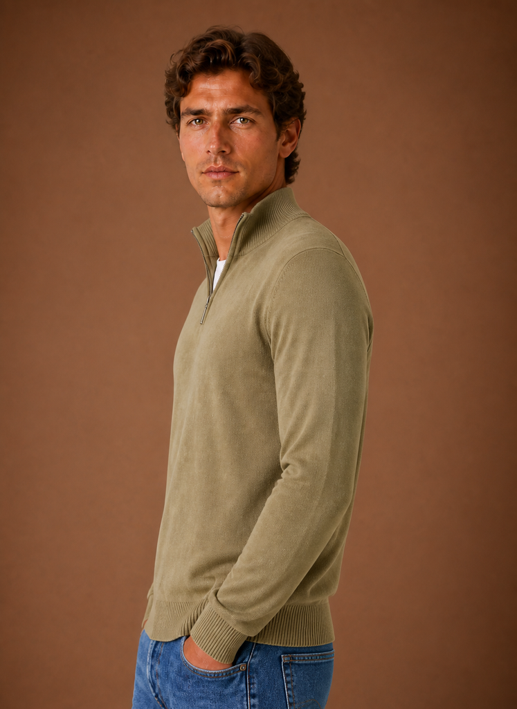 Men’s Quarter Zip Sweater