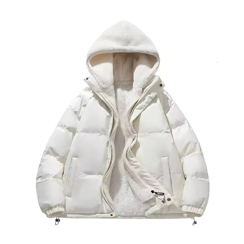 Women's Sherpa-Lined Hooded Quilted Puffer Jacket