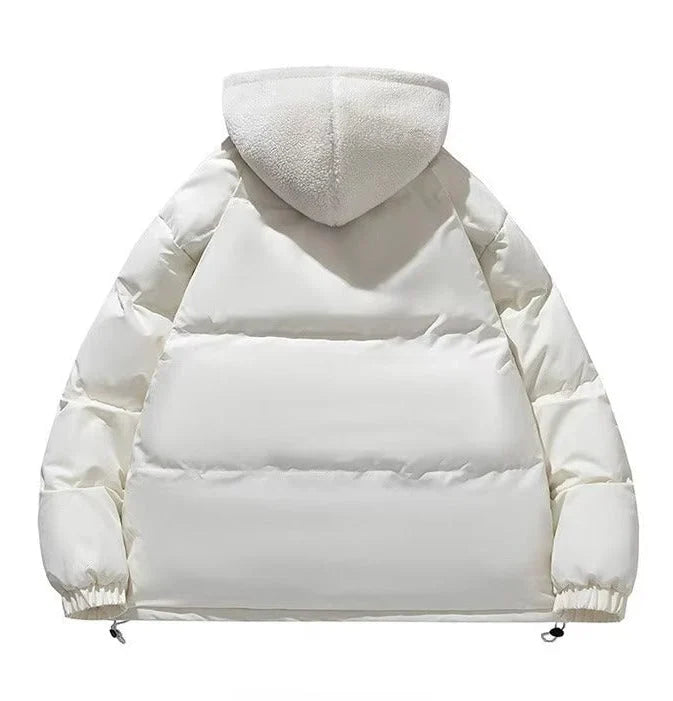 Women's Sherpa-Lined Hooded Quilted Puffer Jacket