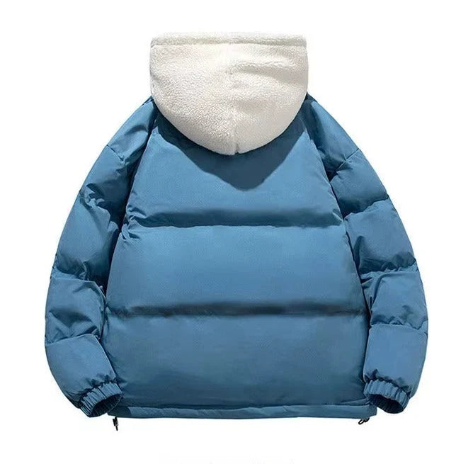 Women's Sherpa-Lined Hooded Quilted Puffer Jacket